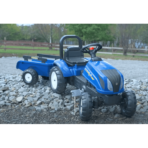 Детский трактор на педалях Falk 3080AB NEW HOLLAND синий