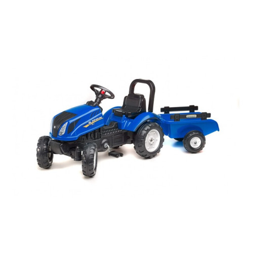 Детский трактор на педалях Falk 3080AB NEW HOLLAND синий