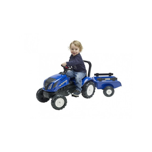 Детский трактор на педалях Falk 3080AB NEW HOLLAND синий