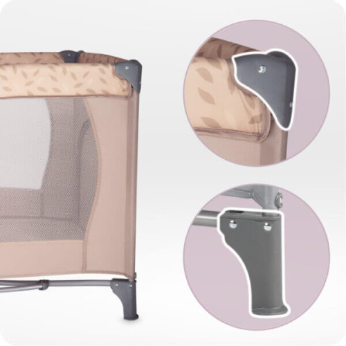 Детский манеж MoMi BELOVE beige
