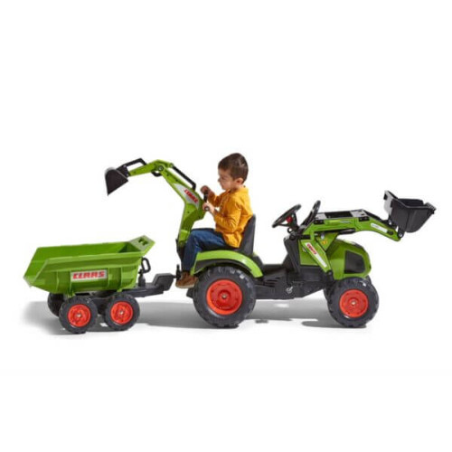 Детский трактор на педалях Falk 1010W CLAAS AXOS  зеленый