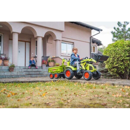 Детский трактор на педалях Falk 1010W CLAAS AXOS  зеленый