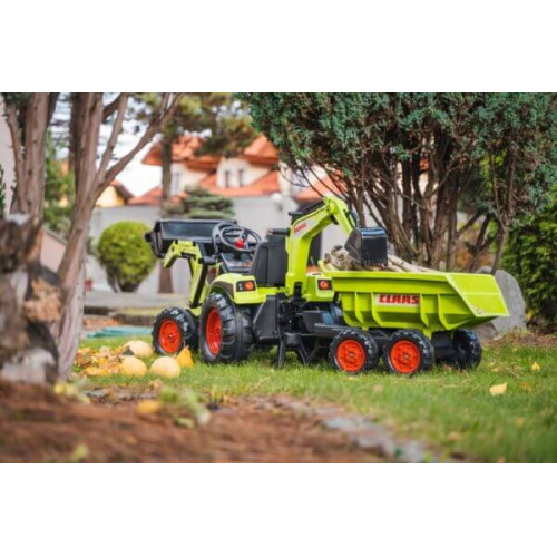 Детский трактор на педалях Falk 1010W CLAAS AXOS  зеленый