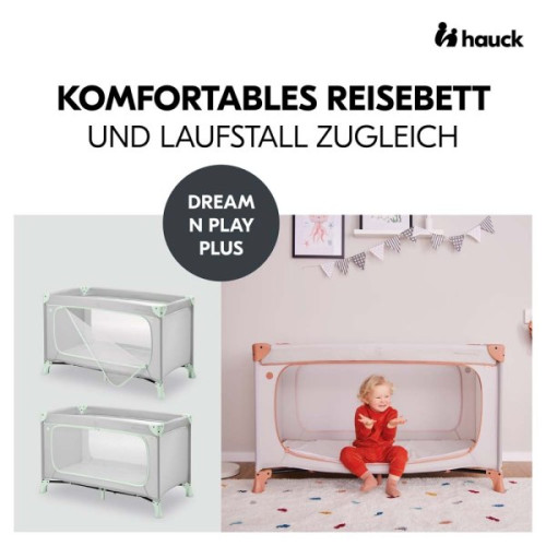 Манеж-кровать Hauck Dream N Play Plus Dusty Mint