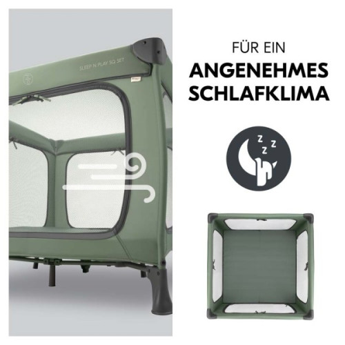 Манеж-ліжко Hauck Sleep N Play SQ Dark Green