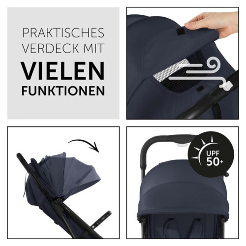 Прогулочная коляска Hauck Travel N Care Dark Navy Blue