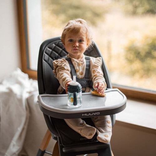 Стульчик для кормления Muuvo Choc2 Powder Pink New