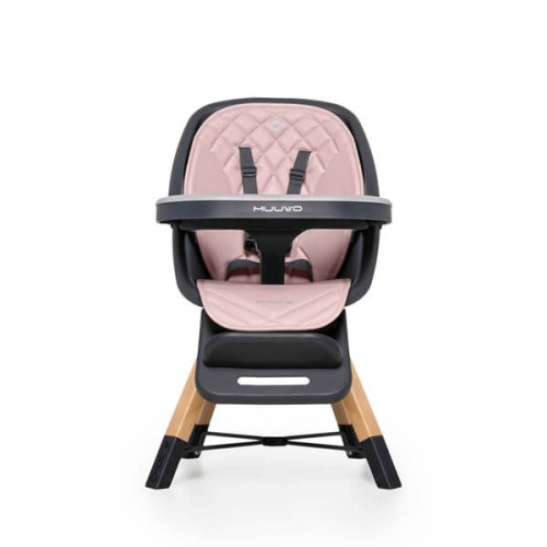 Стульчик для кормления Muuvo Choc2 Powder Pink New