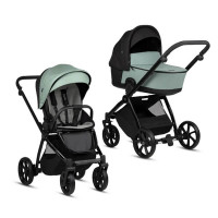 Универсальная коляска 2 в 1 Tutis Mio3 plus Leater Sage