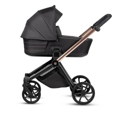 Универсальная коляска 2 в 1 Tutis Mio3 plus Black Edition Rose Gold