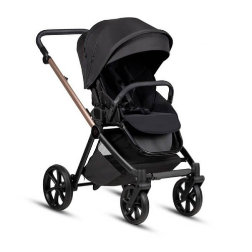 Универсальная коляска 2 в 1 Tutis Mio3 plus Black Edition Rose Gold