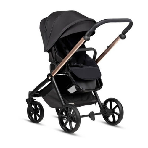 Универсальная коляска 2 в 1 Tutis Mio3 plus Black Edition Rose Gold