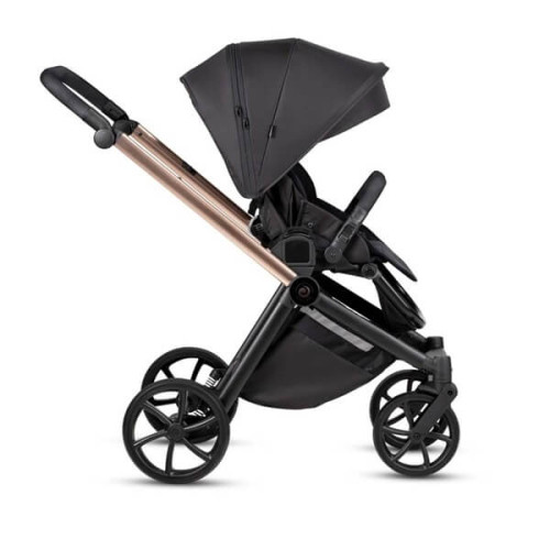 Универсальная коляска 2 в 1 Tutis Mio3 plus Black Edition Rose Gold