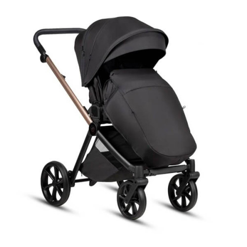 Универсальная коляска 2 в 1 Tutis Mio3 plus Black Edition Rose Gold
