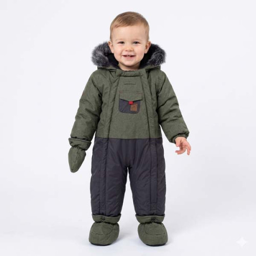 Зимовий комбінезон PELUCHE & TARTINE F19M113BG Olive