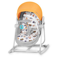 Шезлонг-гойдалка 5 в 1 Kinderkraft Nola Forest Yellow (KBNOLA00YEL0000)