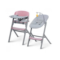 Стільчик для годування із шезлонгом Kinderkraft Livy Calmee Aster Pink (KHLICA00PNK0000)