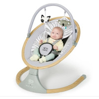 Крісло-гойдалка Kinderkraft Lumi Wooden (KBLUMI00GRY0000)