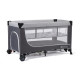 Кровать-манеж Kinderkraft Leody Grey (KCLEOD00GRY0000)