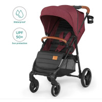 Прогулочная коляска Kinderkraft Grande LX Burgundy (KKWGRANBRG00LX)