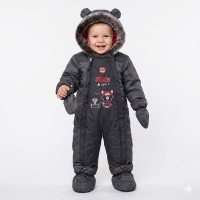 Зимний комбинезон PELUCHE & TARTINE F17M107BG DeepGrey