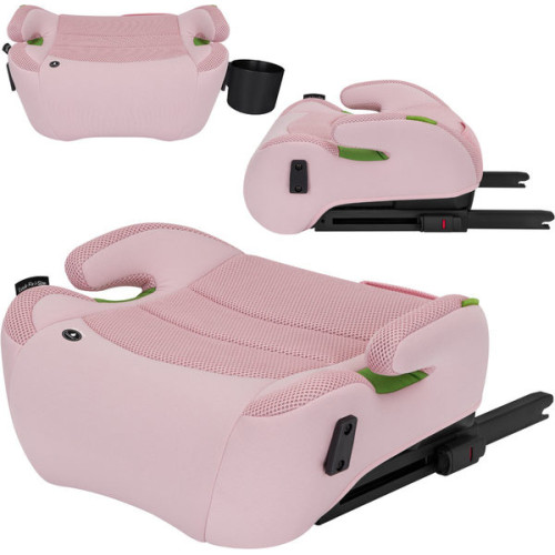 Автокресло бустер Lionelo LUUK FIX I-SIZE PINK BABY
