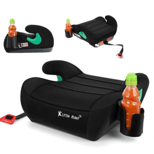 Автокресло бустер Little Rider Boost Black 125-150 см