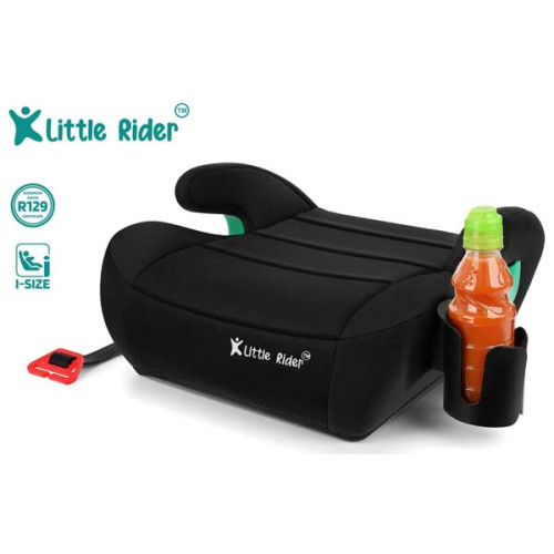 Автокресло бустер Little Rider Boost Black 125-150 см