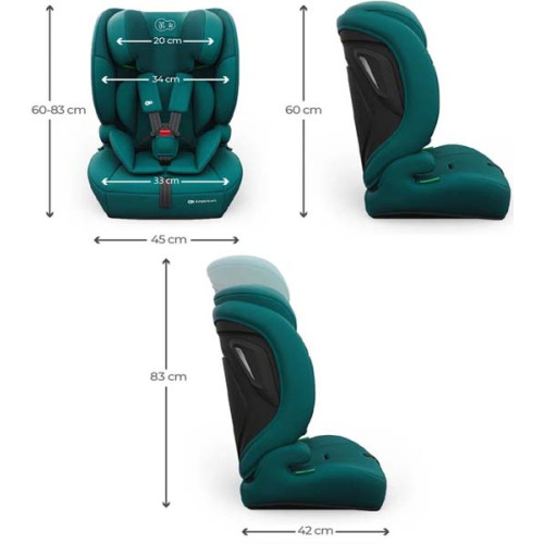 Автокресло Kinderkraft Comfort Up 2 Plus i-Size Green