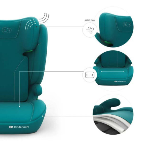 Автокресло  Kinderkraft i-Spark 2 Plus i-Size Green