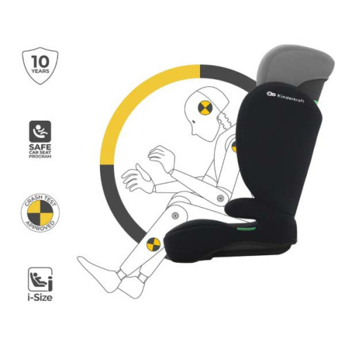 Автокресло Kinderkraft i-Spark 2 Plus i-Size Grey