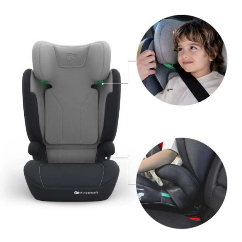 Автокресло Kinderkraft i-Spark 2 Plus i-Size Grey