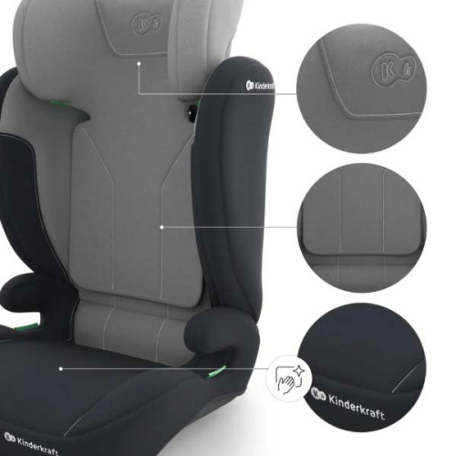 Автокресло Kinderkraft i-Spark 2 Plus i-Size Grey