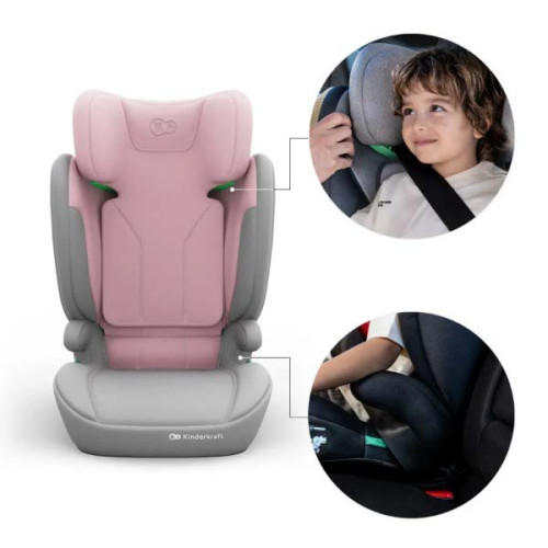 Автокресло Kinderkraft i-Spark 2 Plus i-Size Pink