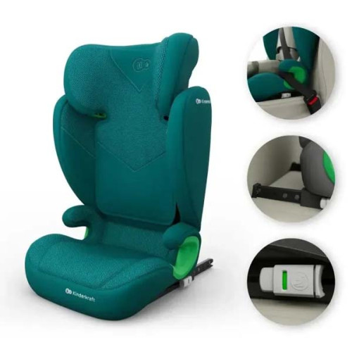 Автокрісло Kinderkraft Junior Fix 2 Plus i-Size Green