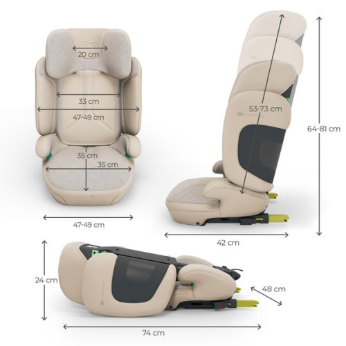 Автокресло Kinderkraft Xpand 2 PRO i-Size Beige