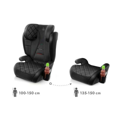 Автокресло Traveller Ezio 2 в 1 Black 100-150 см