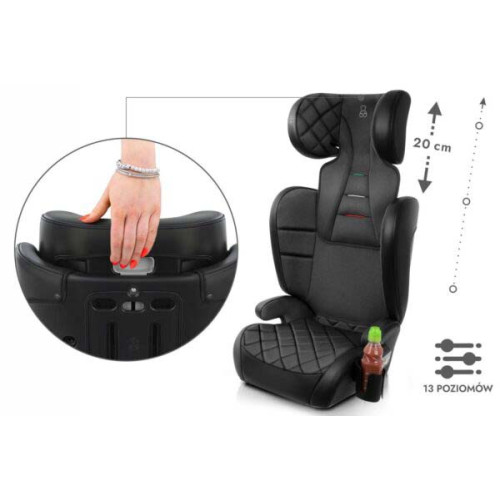 Автокресло Traveller Ezio 2 в 1 Black 100-150 см