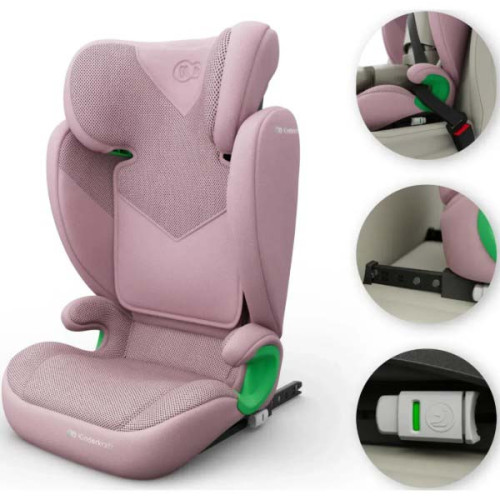 Автокресло Kinderkraft Junior Fix 2 Plus i-Size Pink