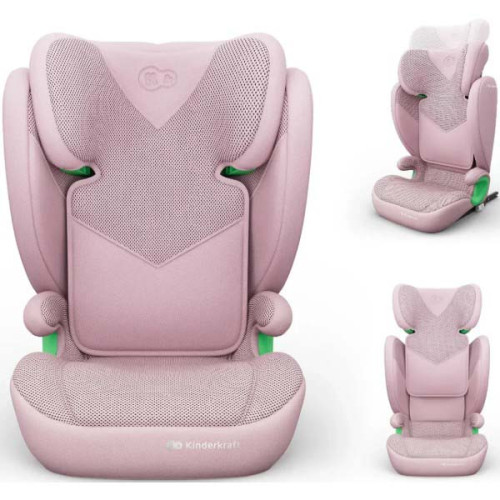 Автокресло Kinderkraft Junior Fix 2 Plus i-Size Pink