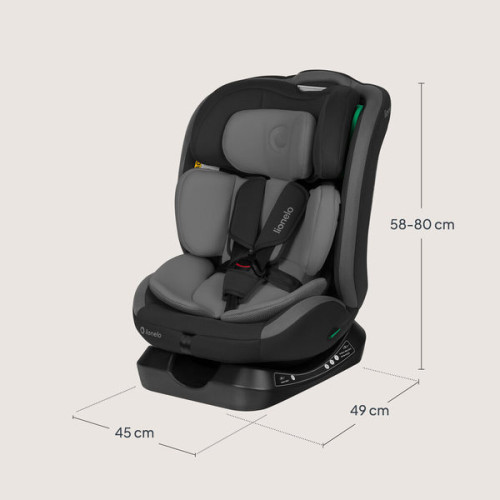 Автокрісло Lionelo AART I-SIZE GREY STONE