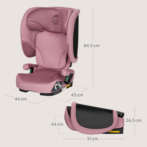 Автокресло Lionelo ORIN I-SIZE PINK MUAVE