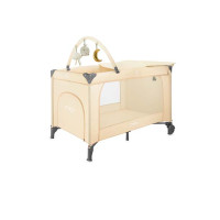 Детский манеж MoMi BELOVE PLUS dark beige