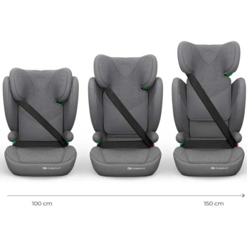 Kinderkraft Junior Fix 2 Plus i-Size Grey