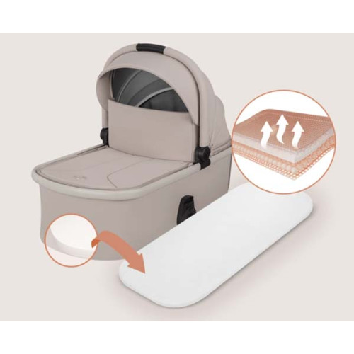 Коляска 3 в 1 Lionelo LAYLA 3IN1 BEIGE TAUPE