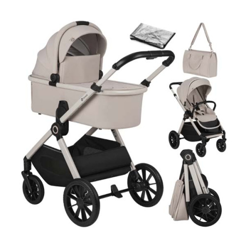 Коляска 2 в 1 Lionelo LAYLA 2IN1 BEIGE TAUPE