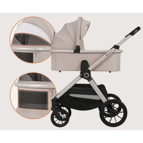Коляска 3 в 1 Lionelo LAYLA 3IN1 BEIGE TAUPE