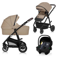 Коляска 3 в 1 Lionelo BIANKA 3IN1 BEIGE TAUPE