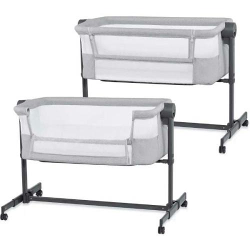 Приставная кроватка-люлька Kinderkraft Nestee Up 2 Light Grey