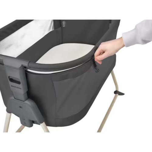 Приставная кроватка MAXI-COSI Tori Beyond Graphite Eco